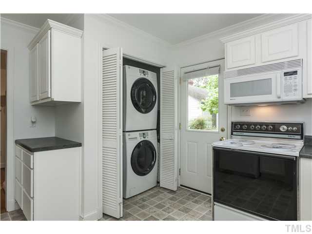 702 Van Buren Road Raleigh, NC 27604 - Photo 8 of 18 Wow! Full size stack washer/dryer stay with the home!