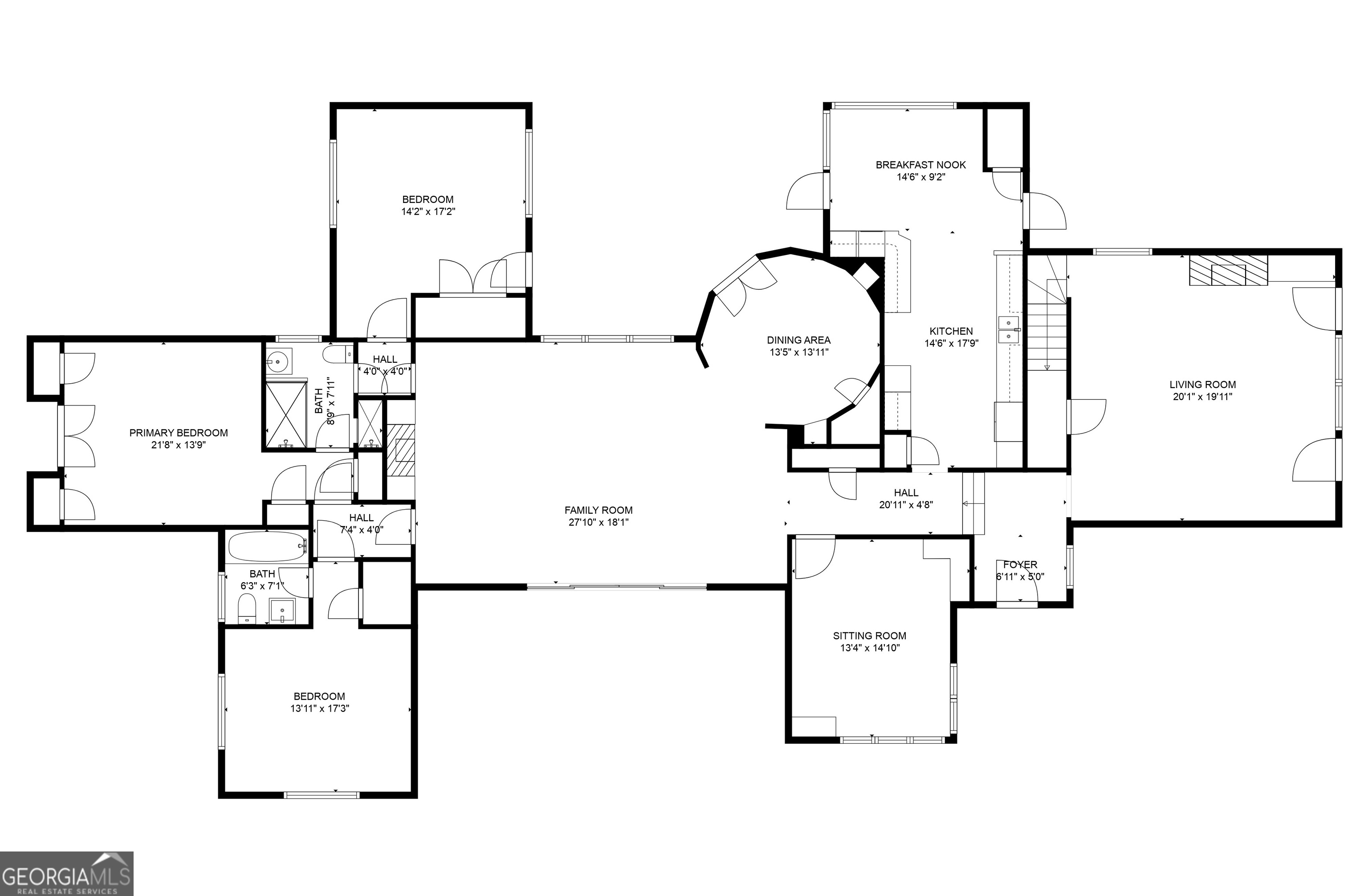 31 Notasulga Drive Rome, GA 30161 - Photo 37 of 38 a picture of floor plan