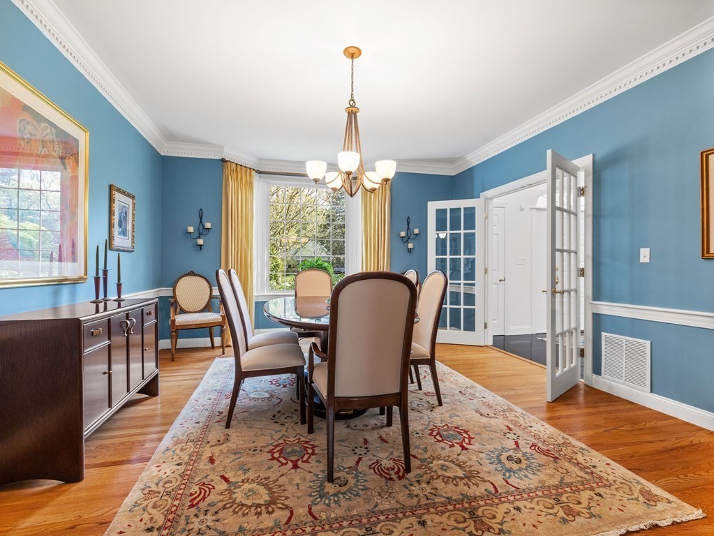 14 Moccasin Path Natick, MA 01760 - Photo 15 of 34 a view of a dining room with furniture window and wooden floor