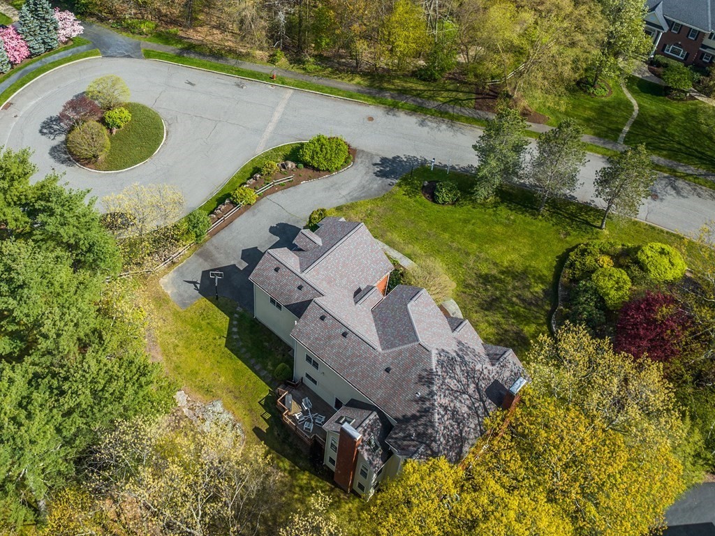 14 Moccasin Path Natick, MA 01760 - Photo 29 of 34 an aerial view of a house with a yard and lake view