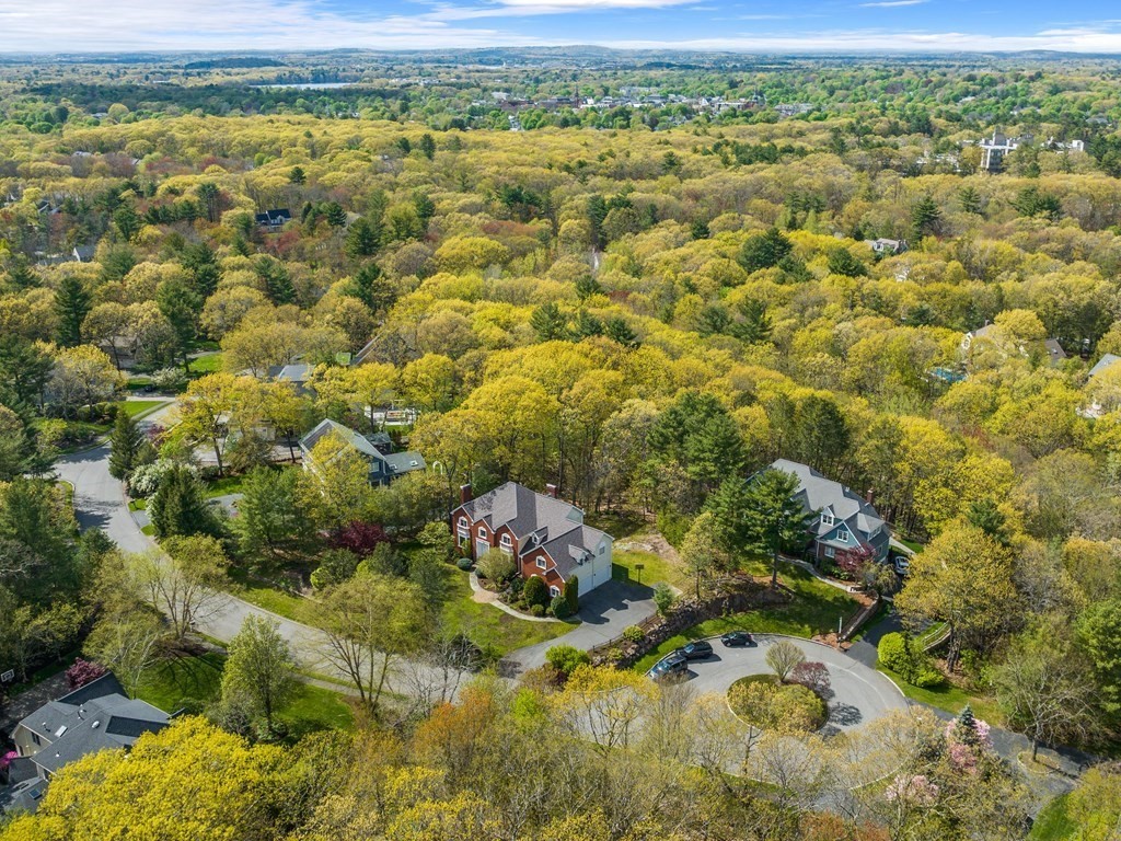 14 Moccasin Path Natick, MA 01760 - Photo 30 of 34 a view of a lot of trees and houses