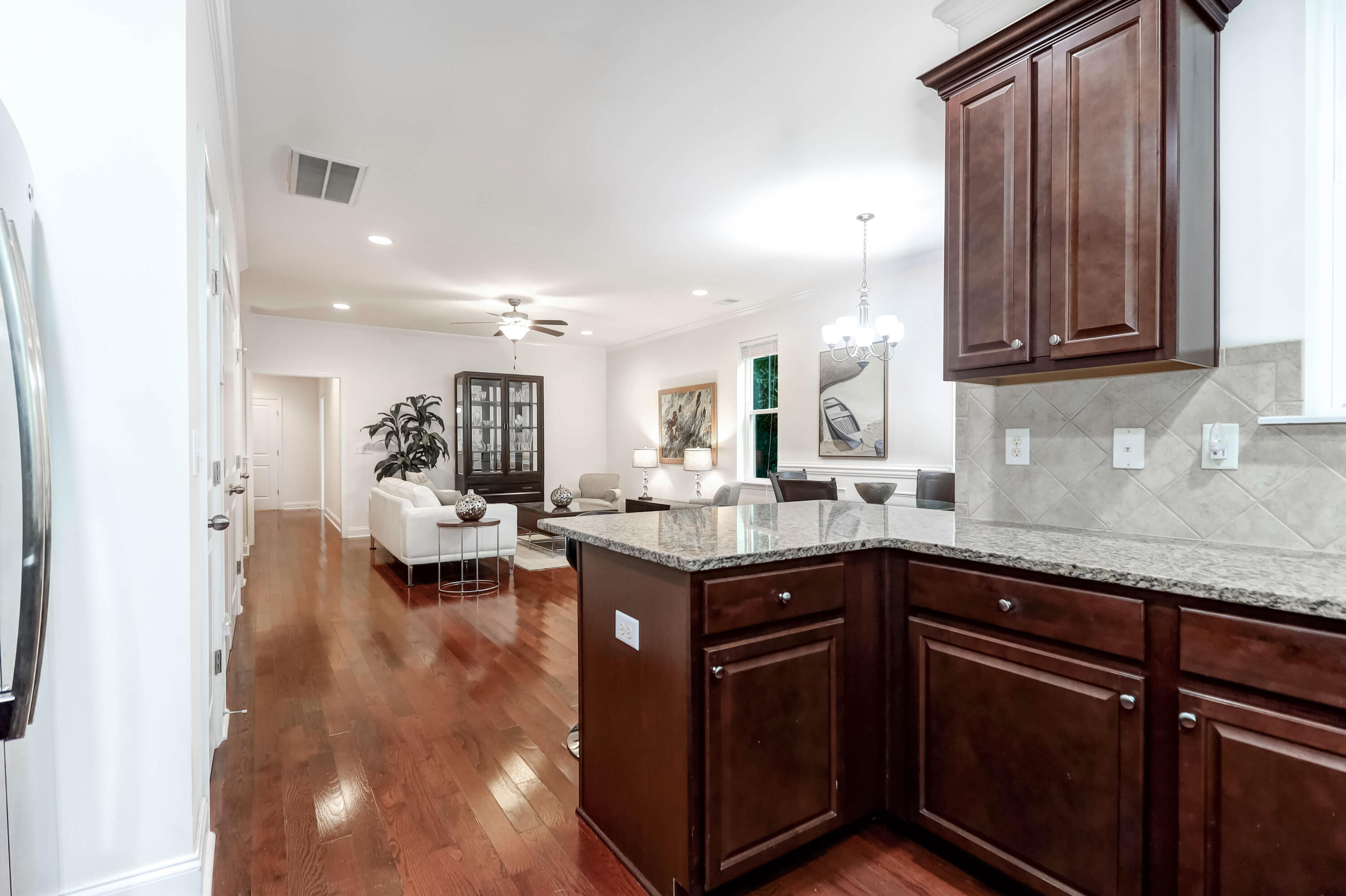 1244 Dingle Road Mount Pleasant, SC 29466 - Photo 17 of 31 Kitchen 4 towards Living & Dining Areas