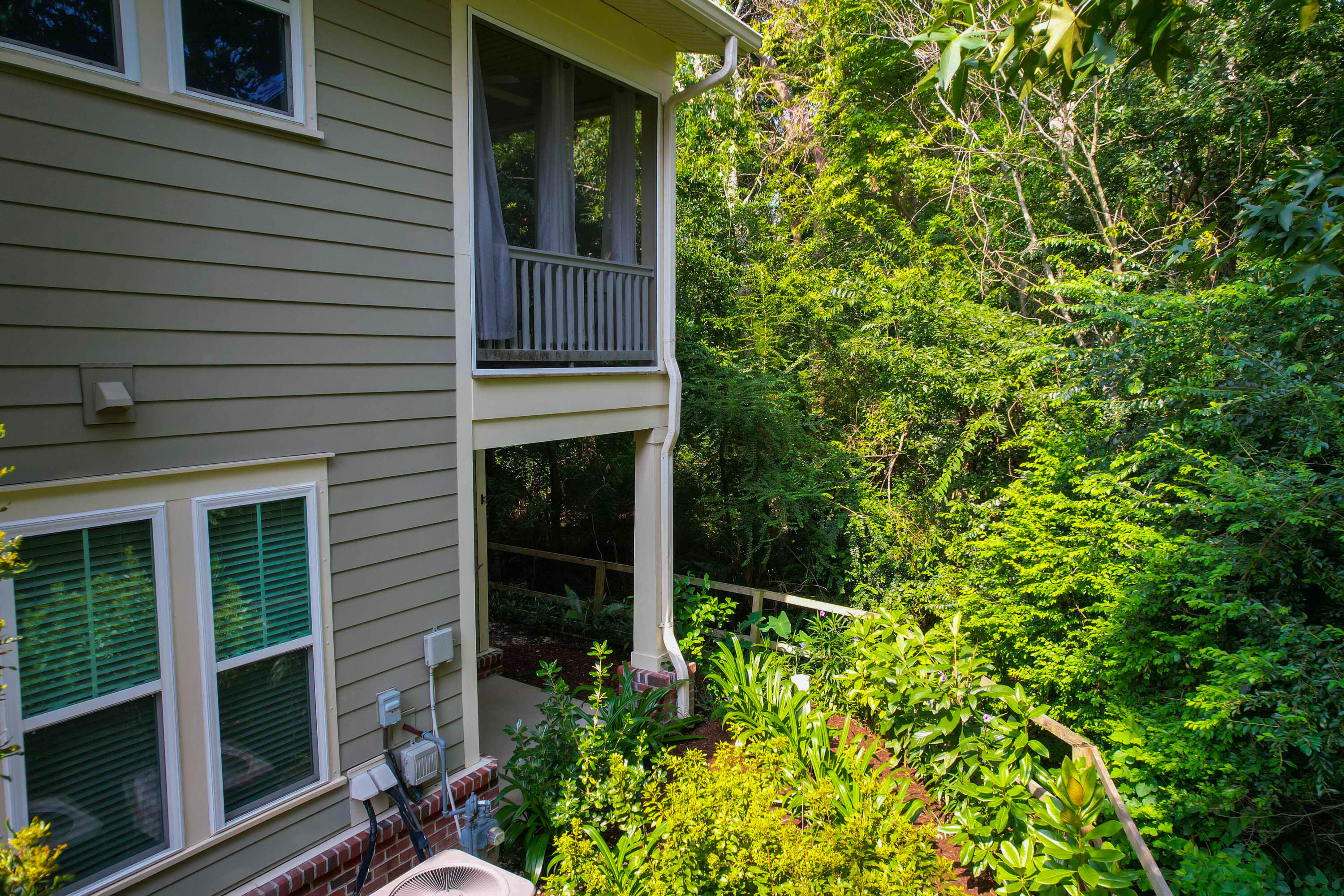 1244 Dingle Road Mount Pleasant, SC 29466 - Photo 30 of 31 Rear View - porches and wooded area