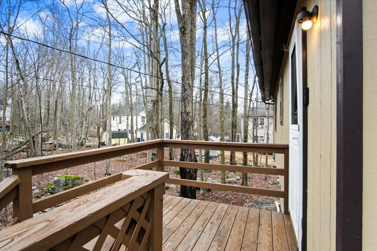 3 Property Package Tobyhanna, PA 18466 - Photo 15 of 25 a view of a balcony with wooden floor and outdoor space