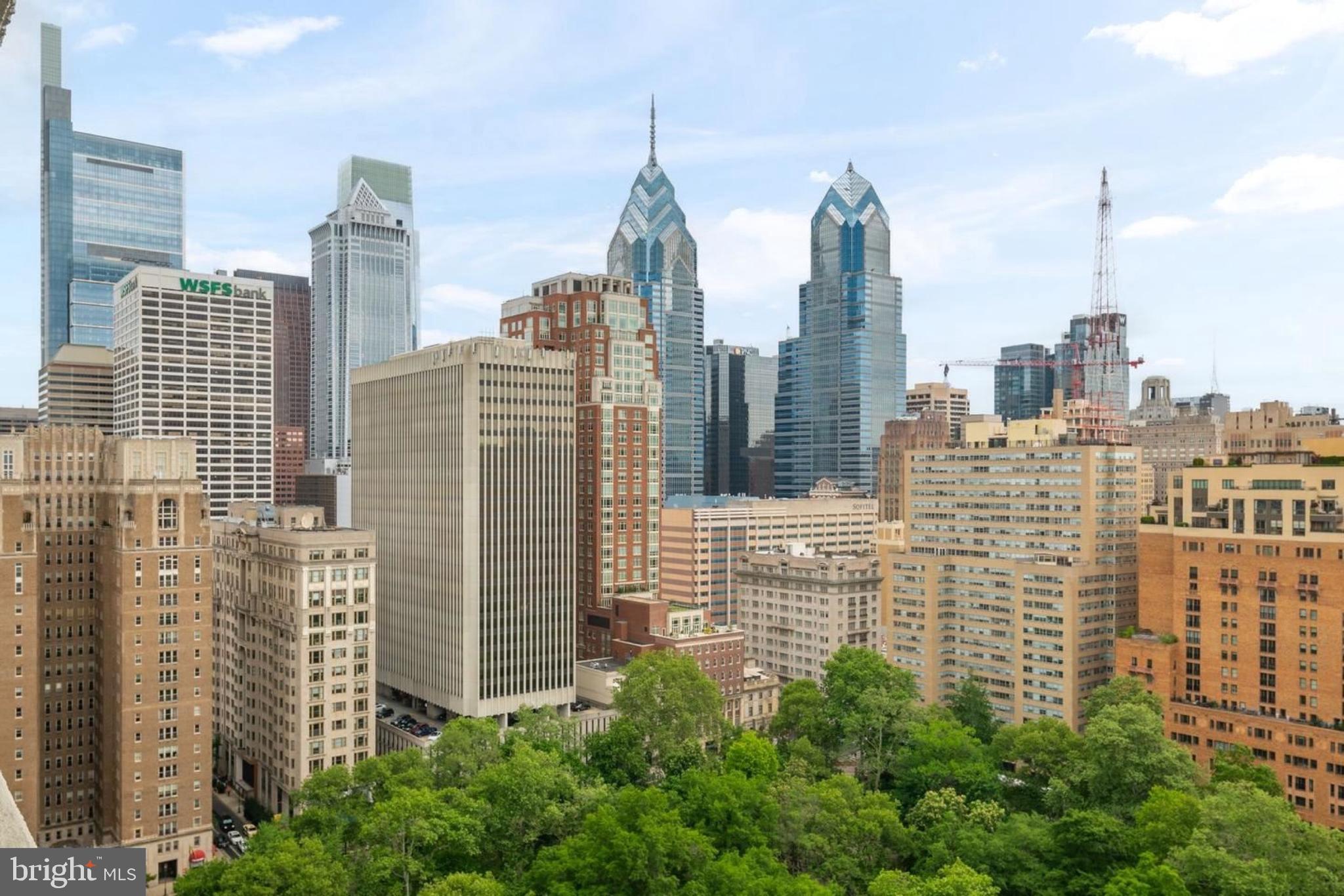 222 West Rittenhouse Square, Unit 1004 Philadelphia, PA 19103 - Photo 18 of 29 a view of city with tall buildings