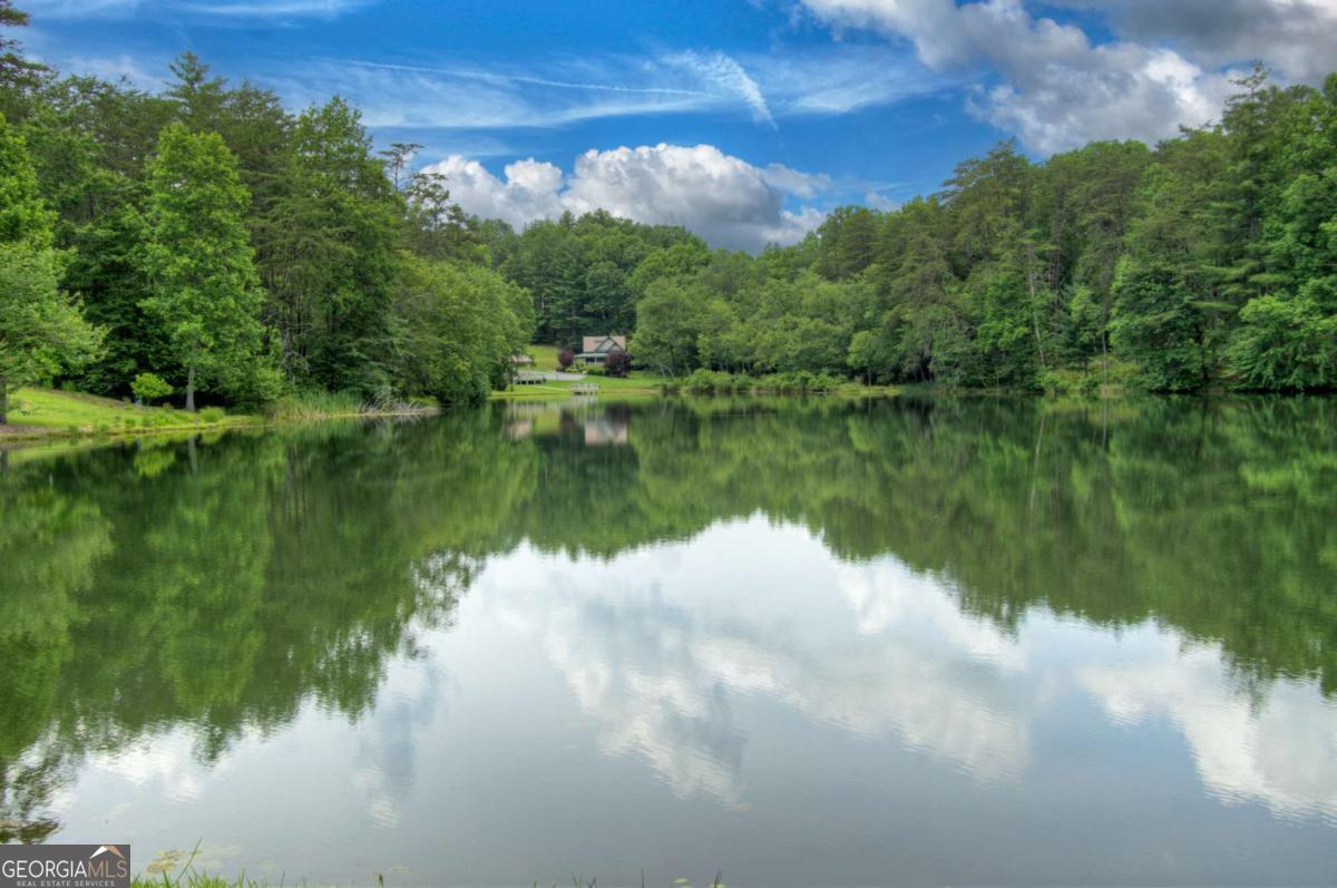 Lot 141 Fox Ridge, Unit 141 Blairsville, GA 30512 - Photo 25 of 31 a view of a lake in middle of forest
