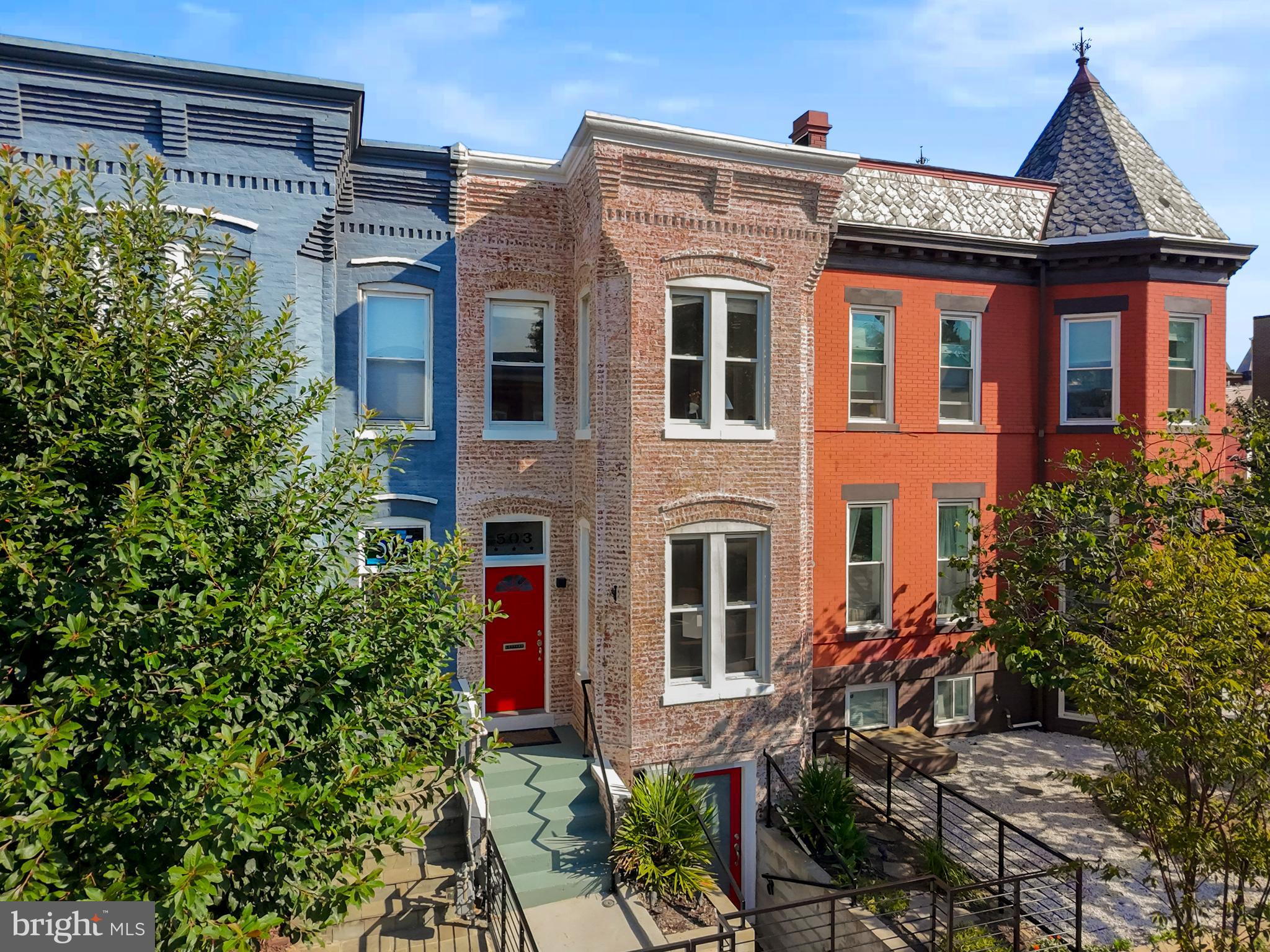 503 S Street Northwest Washington, DC 20001 - Photo 1 of 36 Charming row homes with vibrant facades.