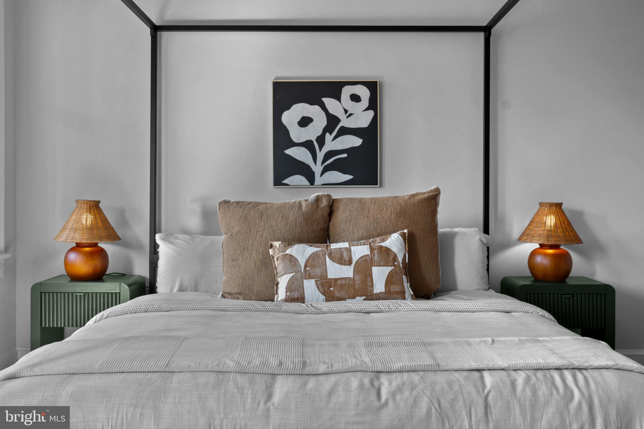 503 S Street Northwest Washington, DC 20001 - Photo 16 of 36 Serene bedroom with modern elegance.