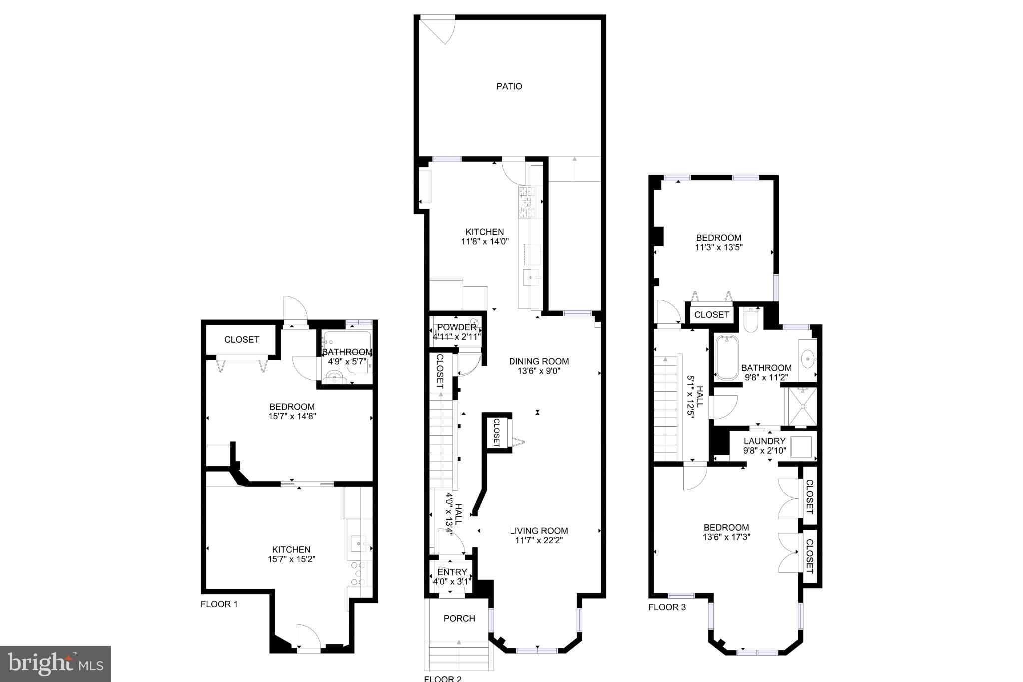 503 S Street Northwest Washington, DC 20001 - Photo 36 of 36 Floorplan