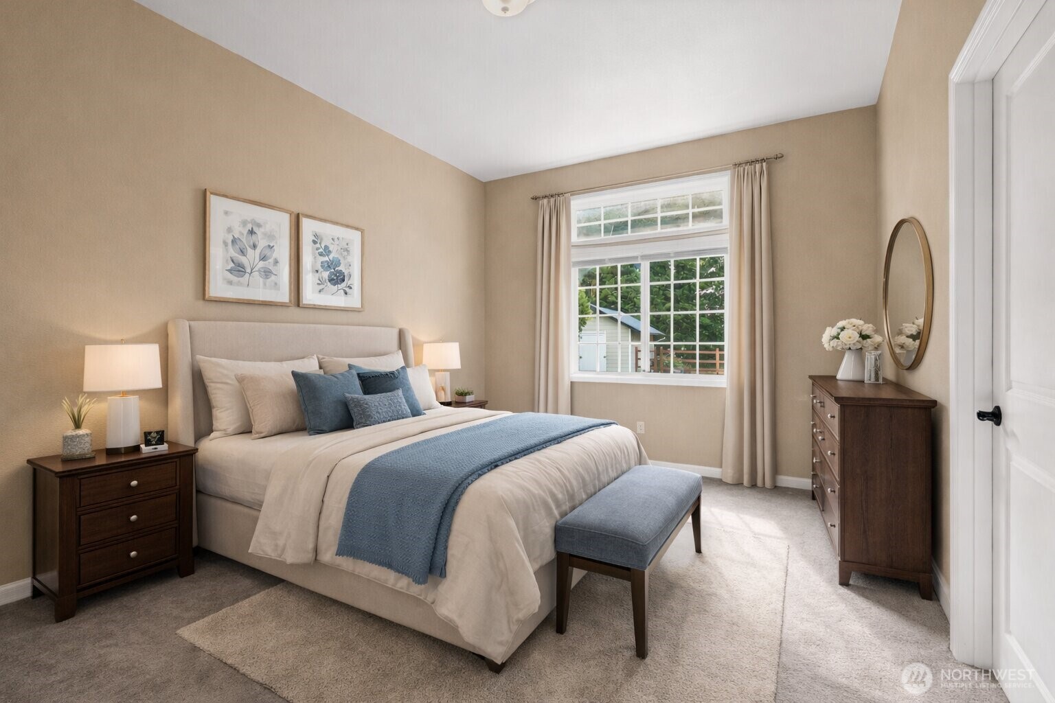 9609 346th Street South Roy, WA 98580 - Photo 14 of 31 a bedroom with a bed and a window