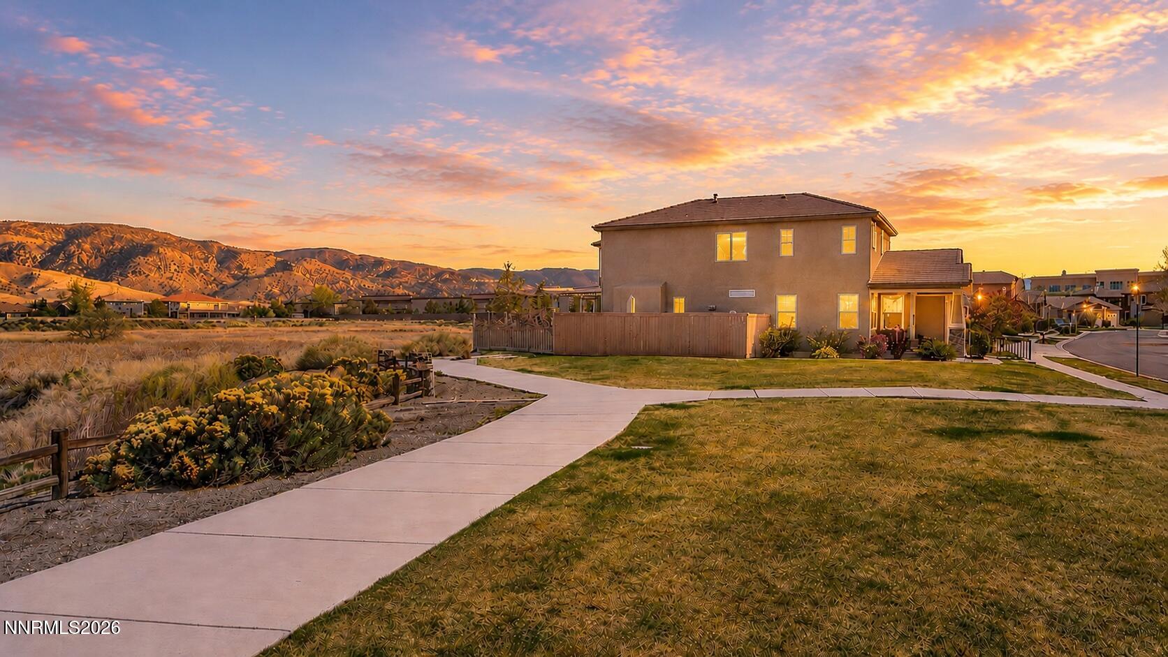 10548 Twin Bridges Way Reno, NV 89521 - Photo 6 of 71 green space twilight