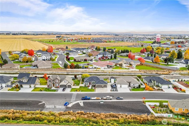 a view of water with a lot of fruits and vegetables