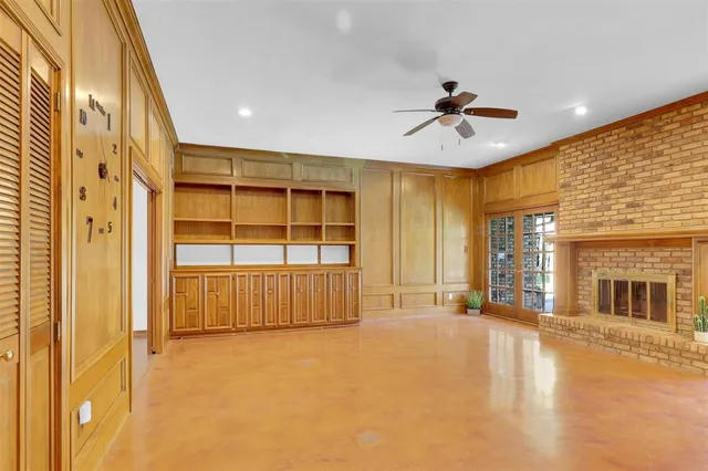 a view of a livingroom with a staircase