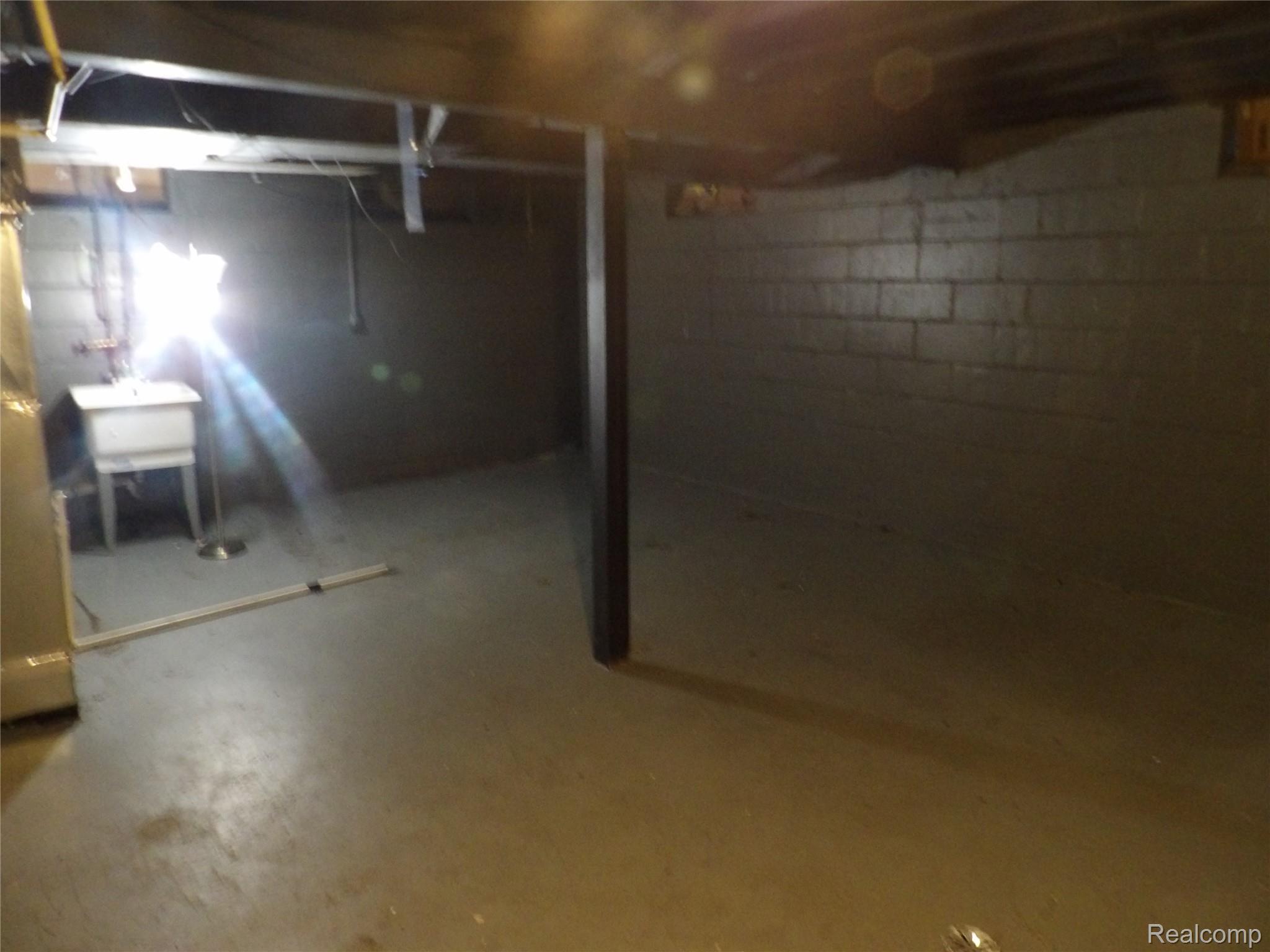 19985 Meyers Road Detroit, MI 48235 - Photo 8 of 16 Unfinished below grade area with a sink