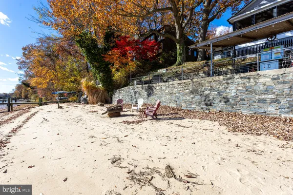 a view of snow on the road