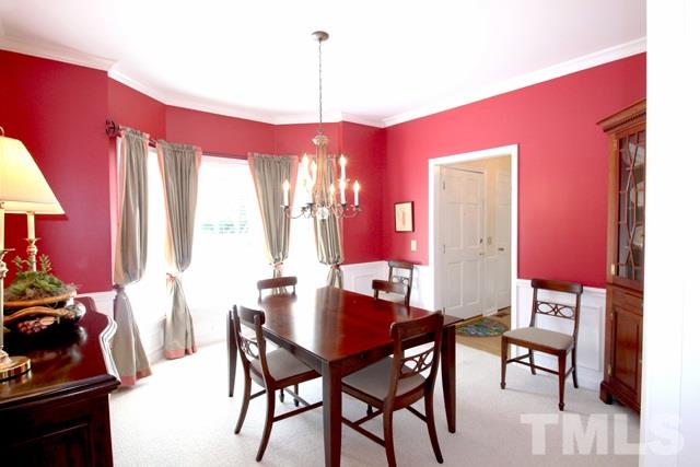 4440 Oak Park Road Raleigh, NC 27612 - Photo 13 of 25 Gracious dining room with bay window.