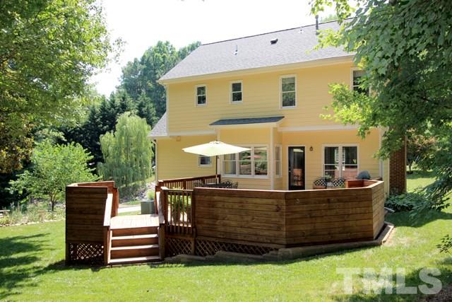 4440 Oak Park Road Raleigh, NC 27612 - Photo 24 of 25 Close up view of deck on rear of home.