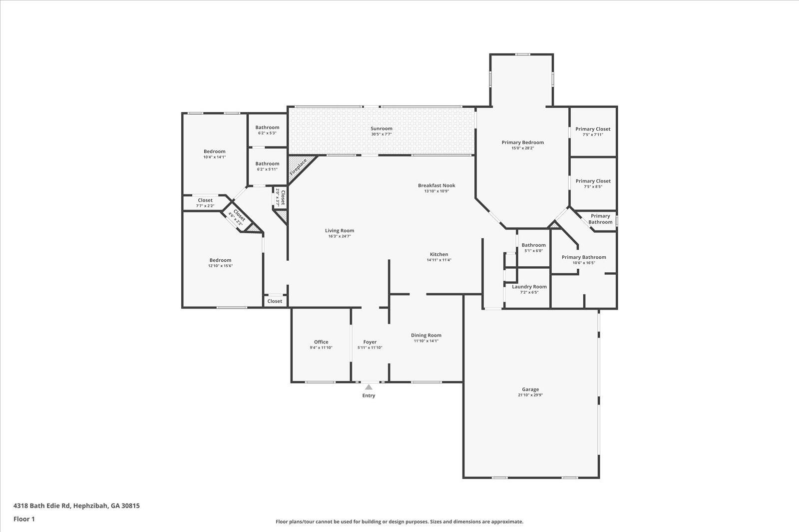 4318 Bath-Edie Road Hephzibah, GA 30815 - Photo 46 of 46 01-Floor-1