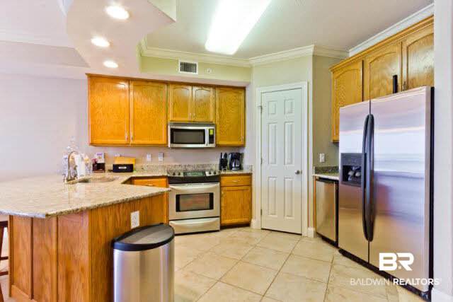 3564 Bayou Road, Unit A401 Orange Beach, AL 36561 - Photo 9 of 24 Kitchen