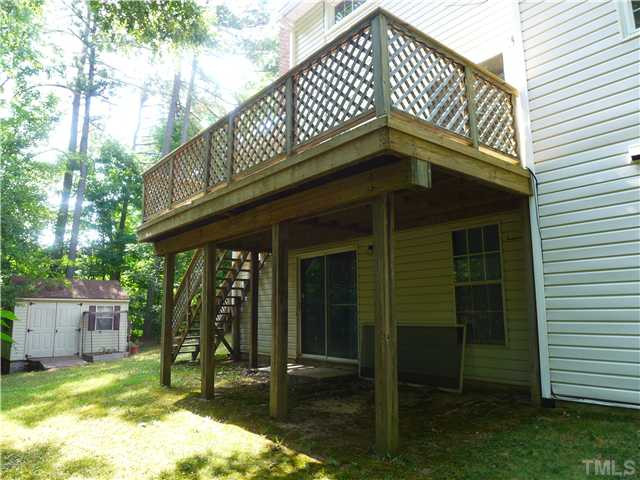 534 Bluestone Road Durham, NC 27713 - Photo 22 of 25 Outside Entrance to Unfinished Basement Area! Exterior Back