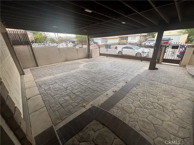 a view of outdoor space with wooden deck