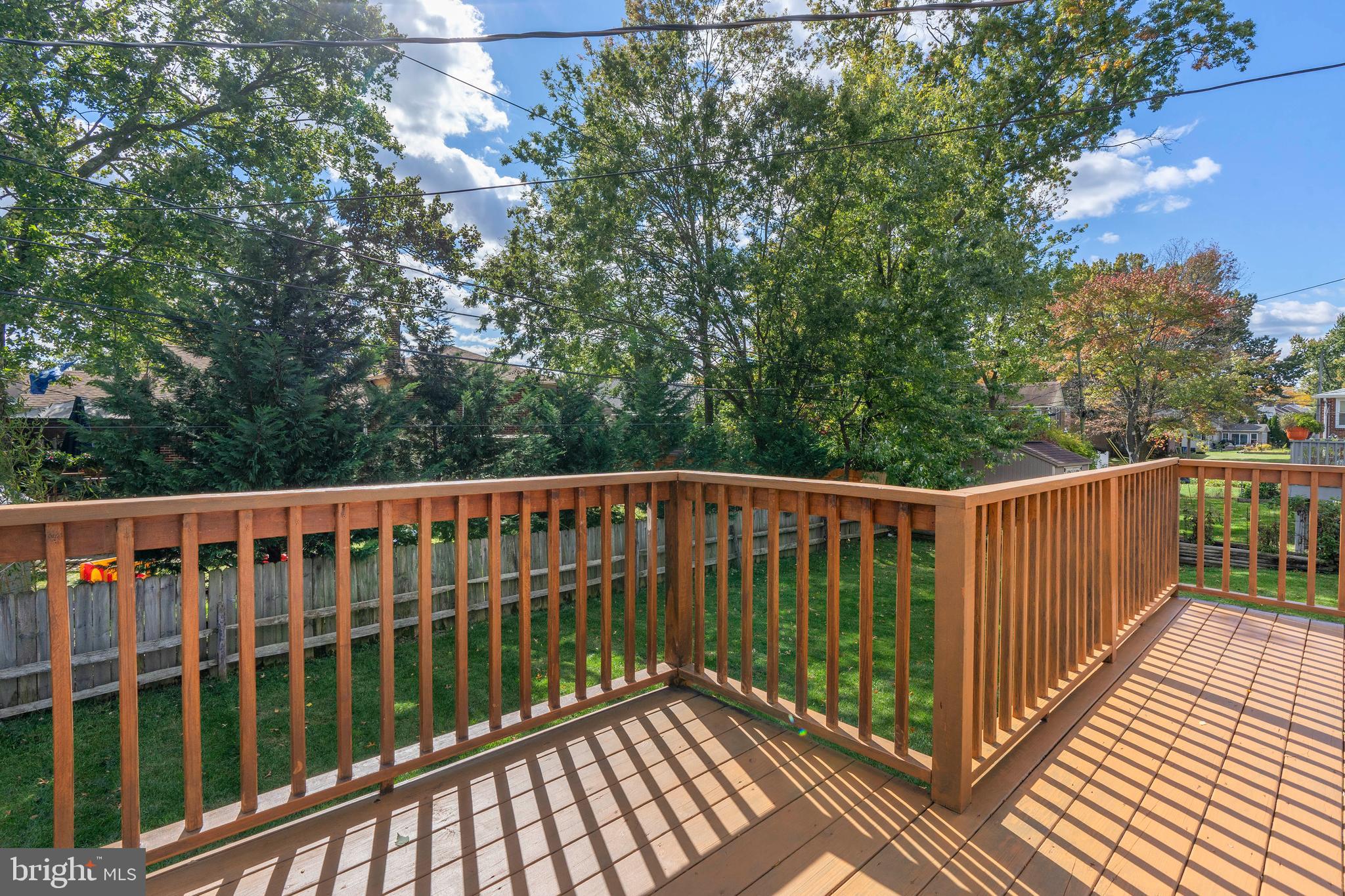 304 Pinehurst Road Wilmington, DE 19803 - Photo 32 of 34 Large freshly painted deck overlooking rear yard