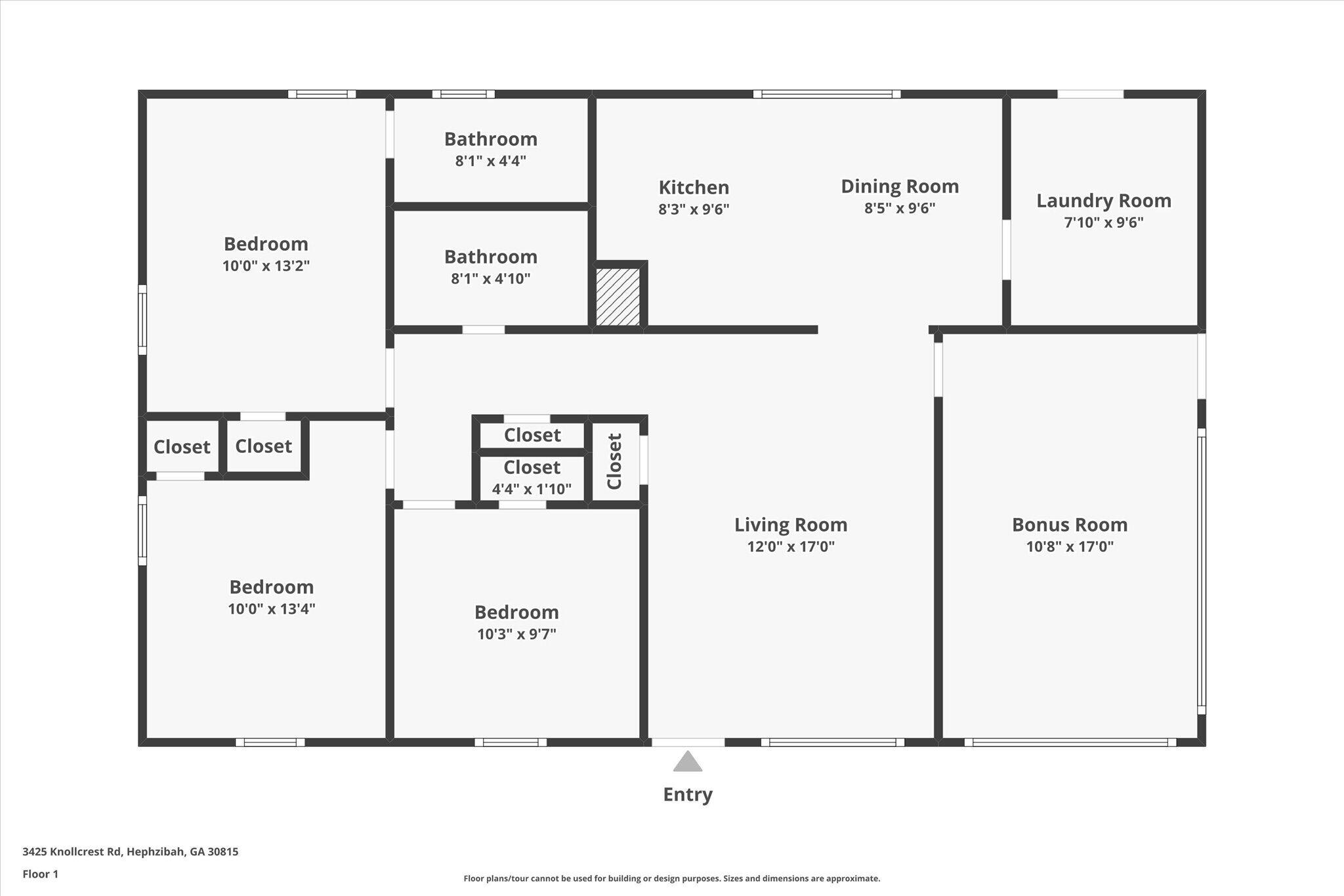 3425 Knollcrest Road Hephzibah, GA 30815 - Photo 22 of 25 01-Floor-1