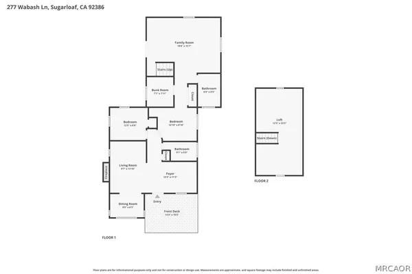 $399,000 | 277 Wabash Avenue, Sugarloaf, CA 92386