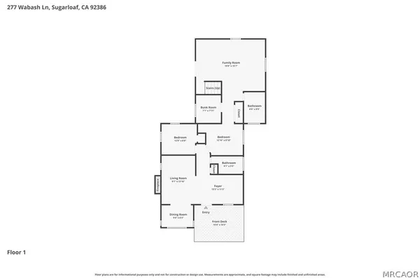 $399,000 | 277 Wabash Avenue, Sugarloaf, CA 92386