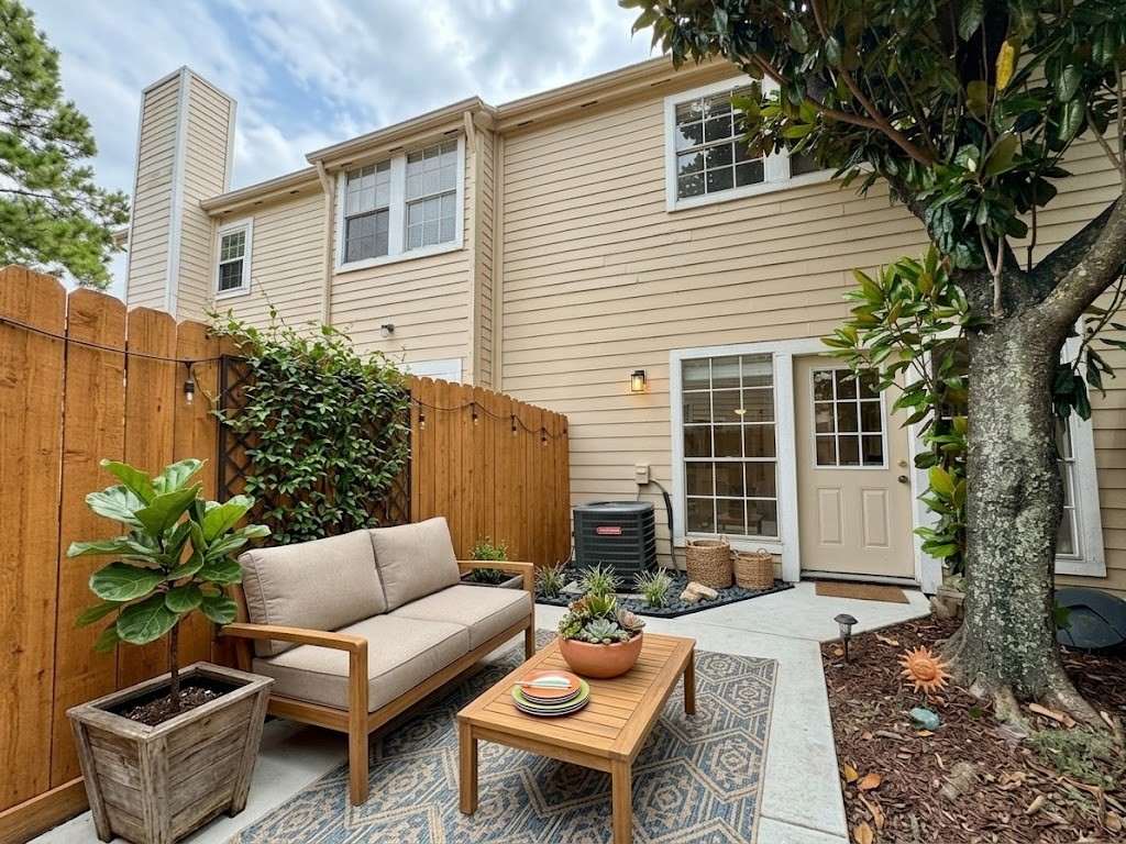 2002 Gentryside Drive, Unit 103 Houston, TX 77077 - Photo 17 of 20 Backyard offers a private oasis for you to enjoy, virtually staged