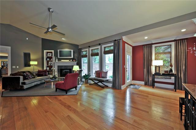 4124 Sneed Road Nashville, TN 37215 - Photo 3 of 20 LIVING ROOM WITH CORNER FIREPLACE