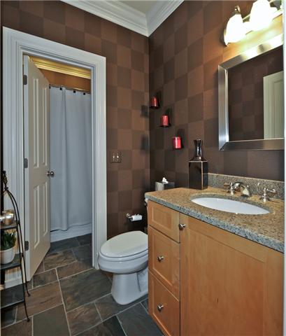 4124 Sneed Road Nashville, TN 37215 - Photo 9 of 20 FULL BATH WITH SLATE FLOOR