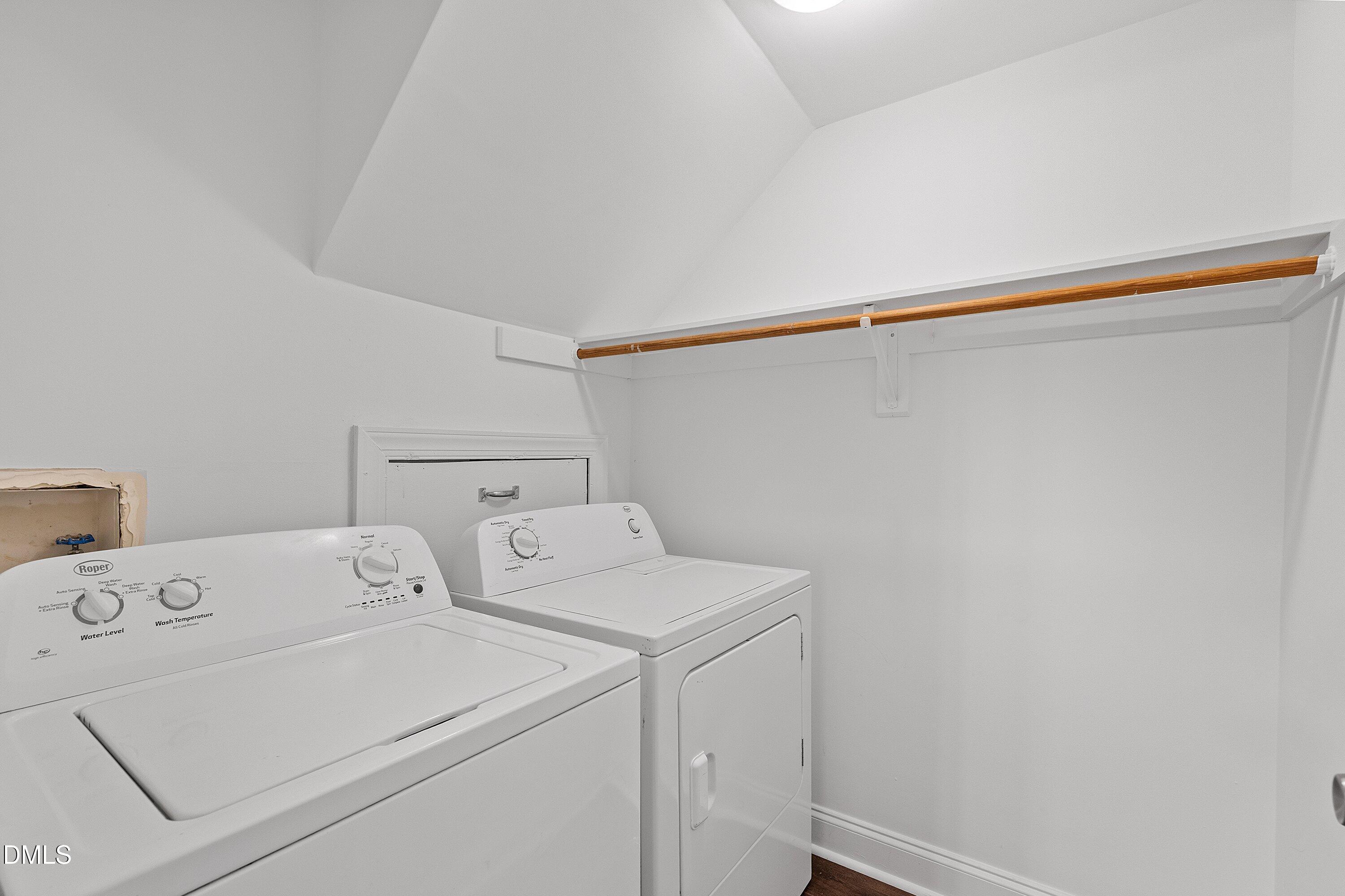 4120 Standing Rock Way Raleigh, NC 27604 - Photo 12 of 37 a utility room with dryer and washer