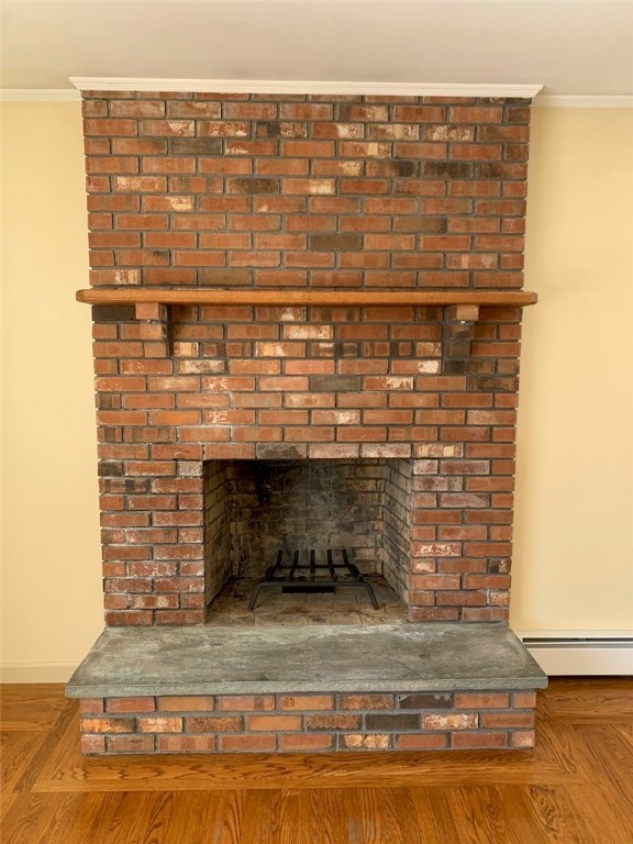 20 Chin Hill Road Westerly, RI 02891 - Photo 8 of 33 Brick Fireplace in Living Room