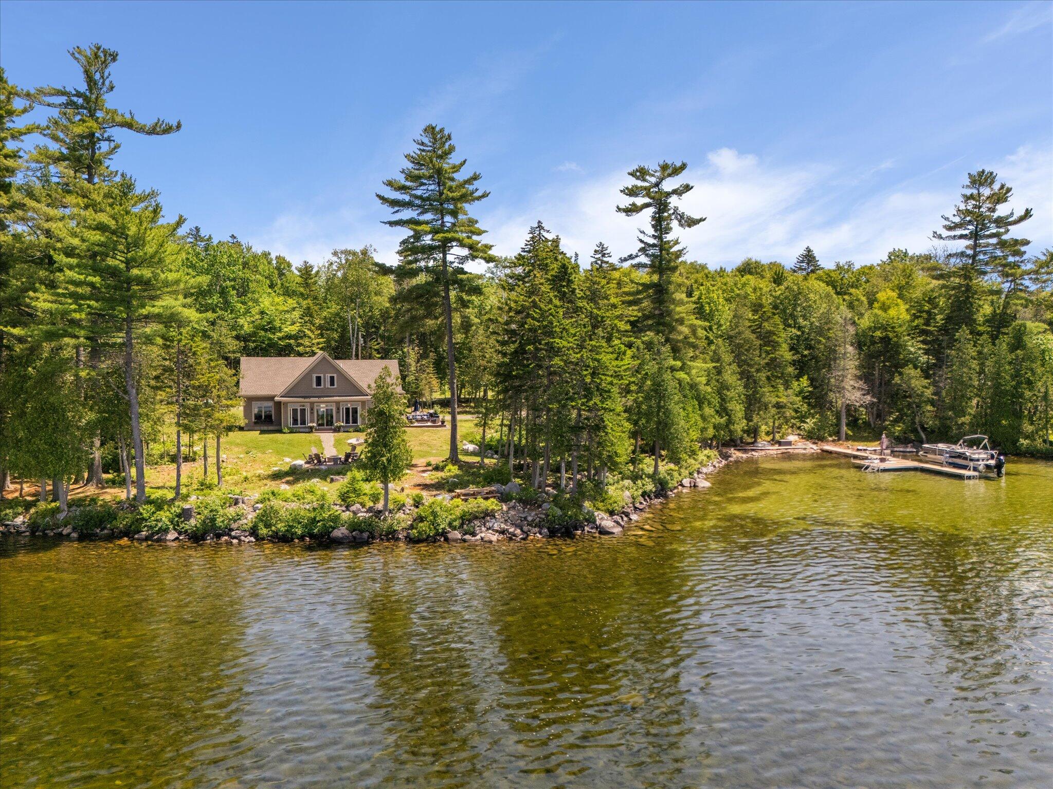 622 Railroad Bed Road Milo, ME 04463 - Photo 75 of 87 View from the lake...