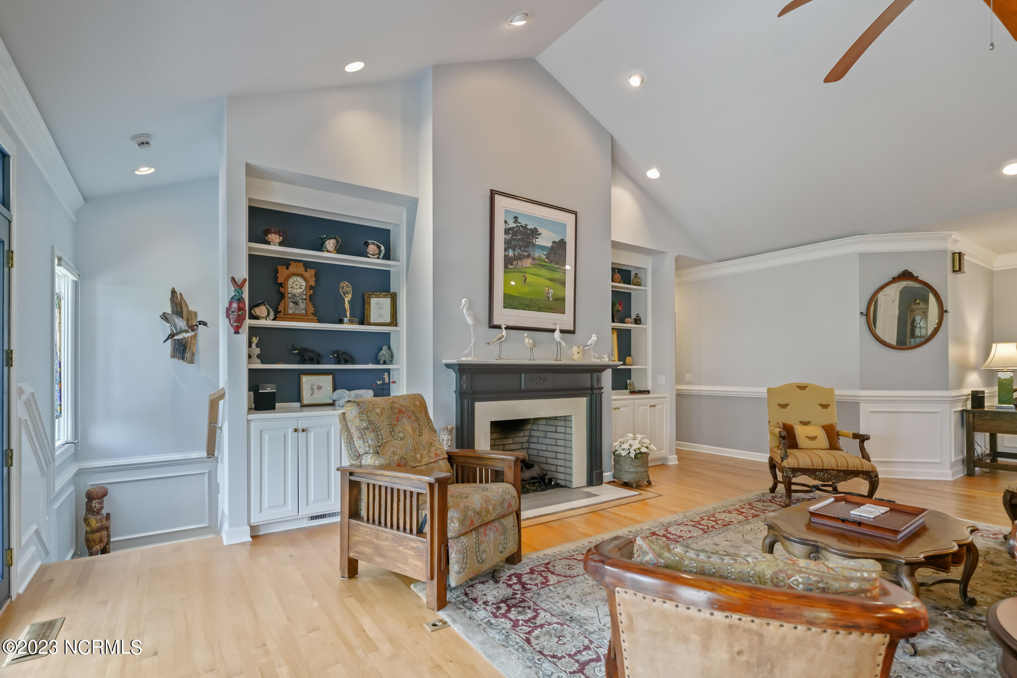 95 Hearthstone Road Pinehurst, NC 28374 - Photo 18 of 53 living are with fireplace