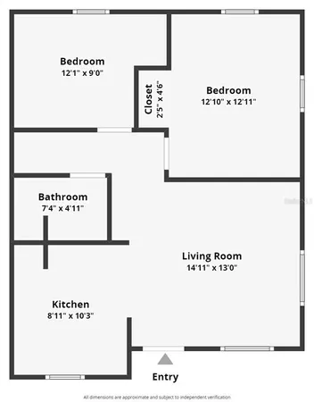 $1,850 | 5526 59th Way North, Unit 1, St. Petersburg, FL 33709