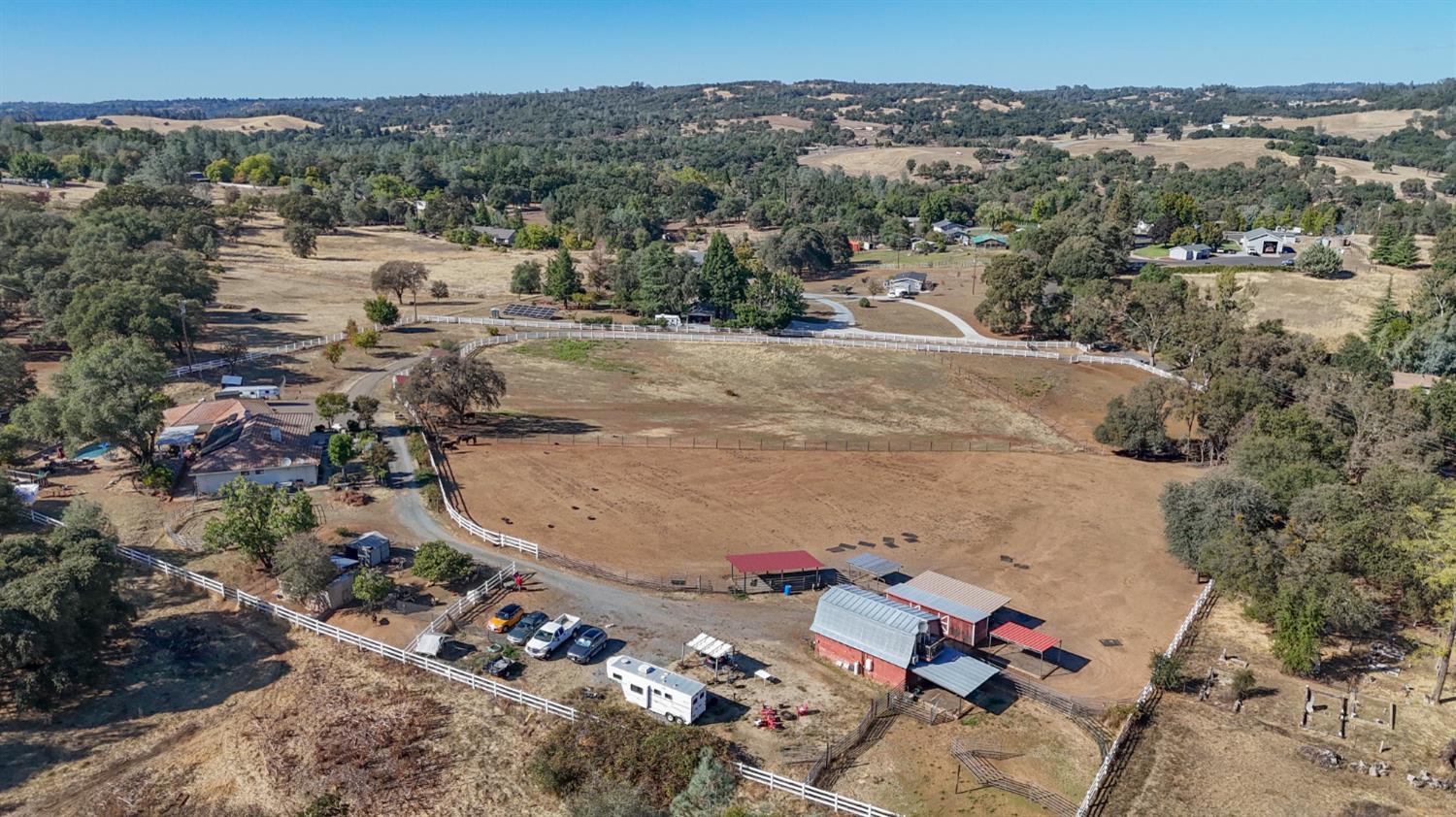 4770 Pedro Hill Road Pilot Hill, CA 95664 - Photo 17 of 87 an aerial view of a house with a mountain