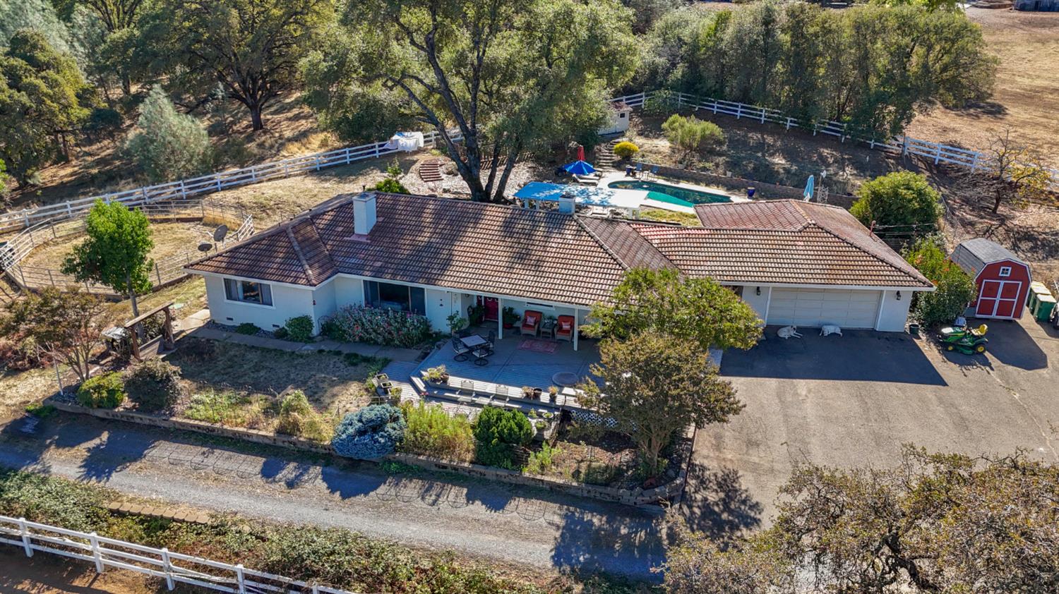 4770 Pedro Hill Road Pilot Hill, CA 95664 - Photo 2 of 87 an aerial view of a house with a yard