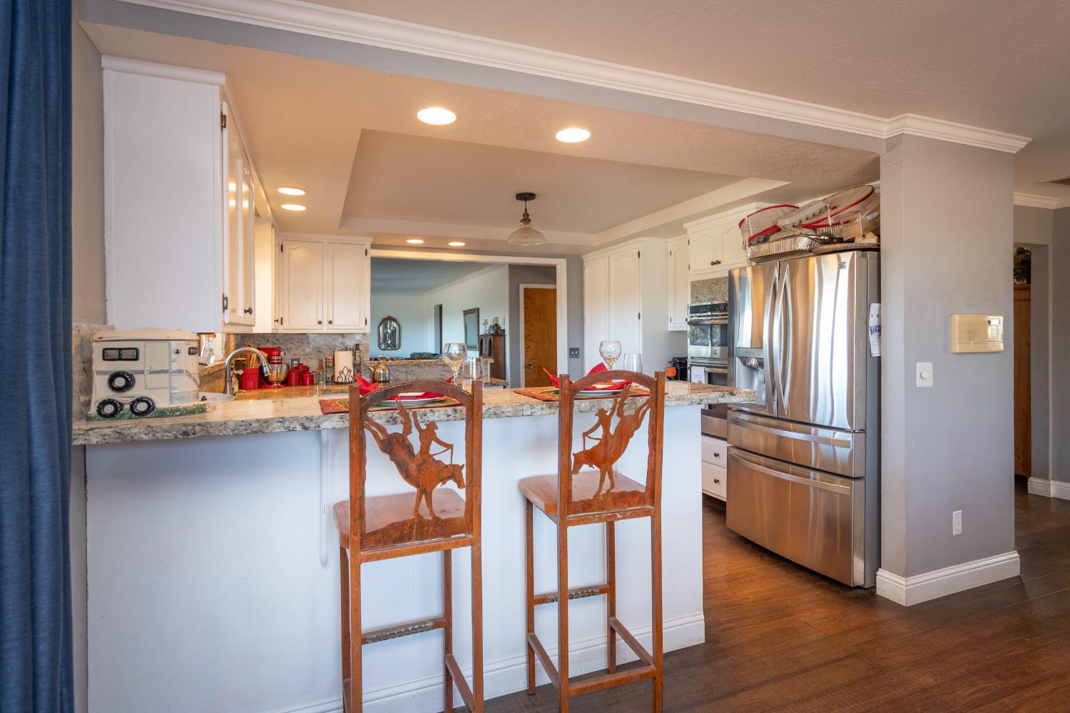 4770 Pedro Hill Road Pilot Hill, CA 95664 - Photo 46 of 87 a kitchen with stainless steel appliances a refrigerator and a refrigerator