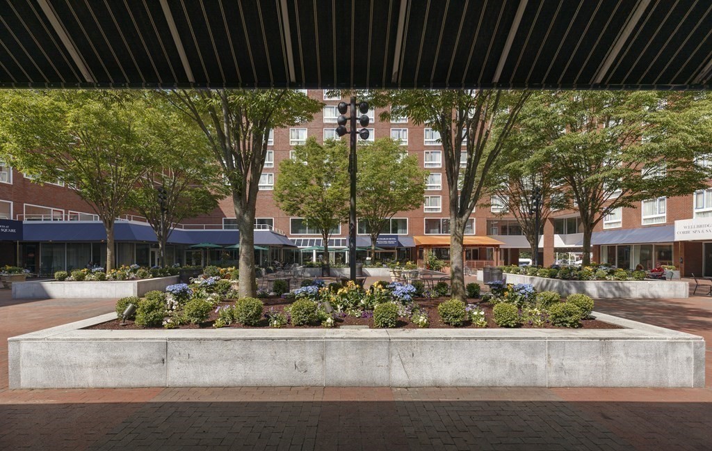 975 Memorial Drive, Unit 906 Cambridge, MA 02138 - Photo 29 of 37 front view of a house with a garden