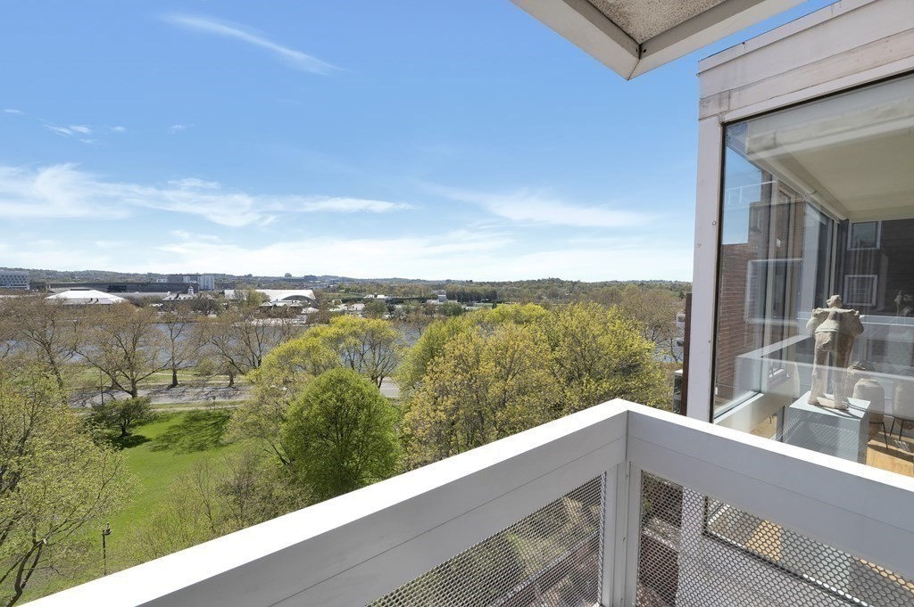 975 Memorial Drive, Unit 906 Cambridge, MA 02138 - Photo 4 of 37 a view of lake from balcony