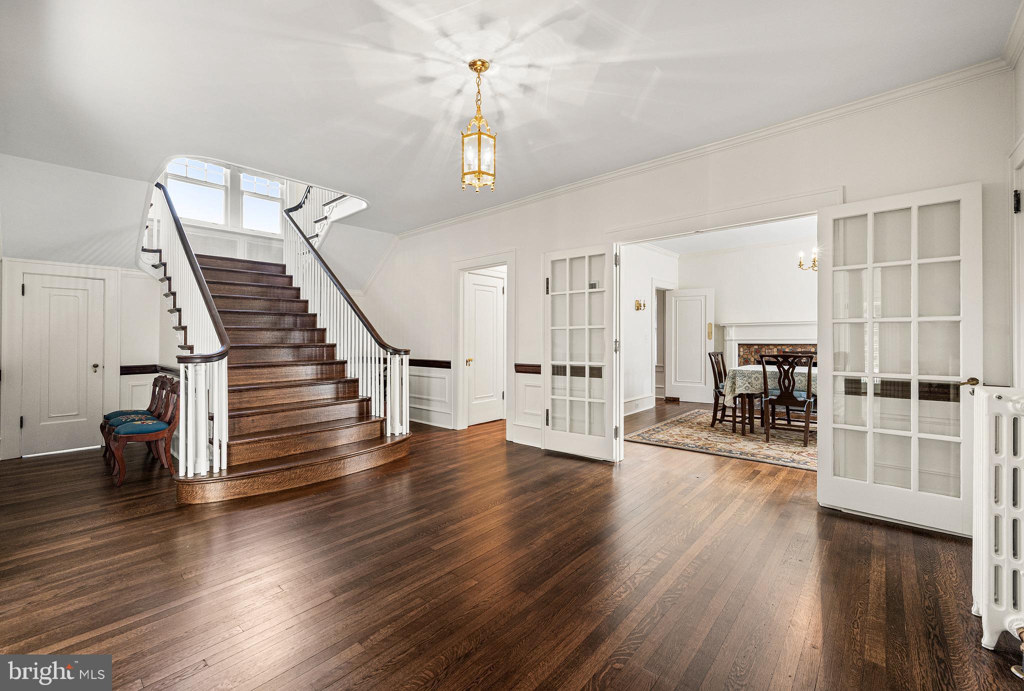 400 South Chester Road Swarthmore, PA 19081 - Photo 7 of 66 Dining room entrance with original French doors.