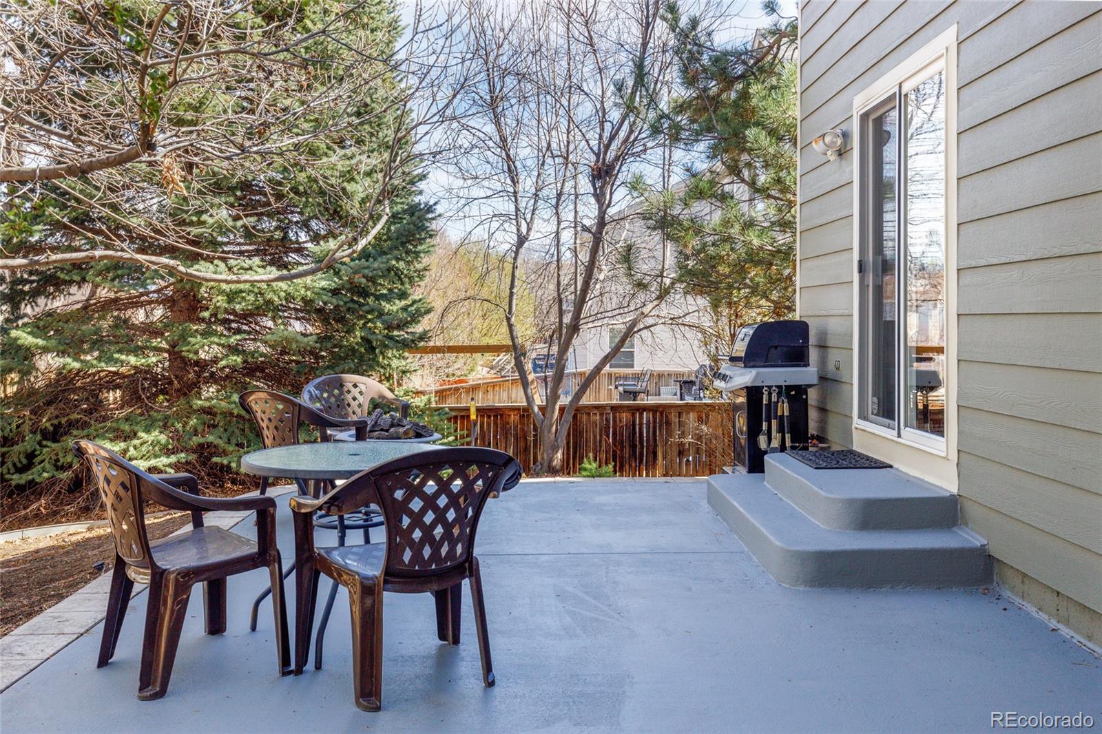 747 West Sparrow Hawk Drive Highlands Ranch, CO 80129 - Photo 2 of 50 a view of a backyard with sitting area