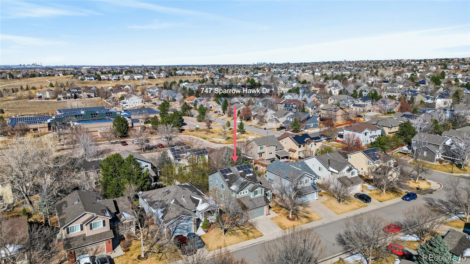 747 West Sparrow Hawk Drive Highlands Ranch, CO 80129 - Photo 45 of 50 a view of a city