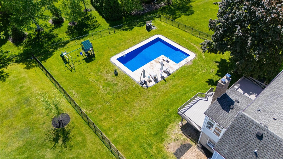 21 Wedmore Road Perinton, NY 14450 - Photo 40 of 49 New In-Ground Pool with Baja Shelf