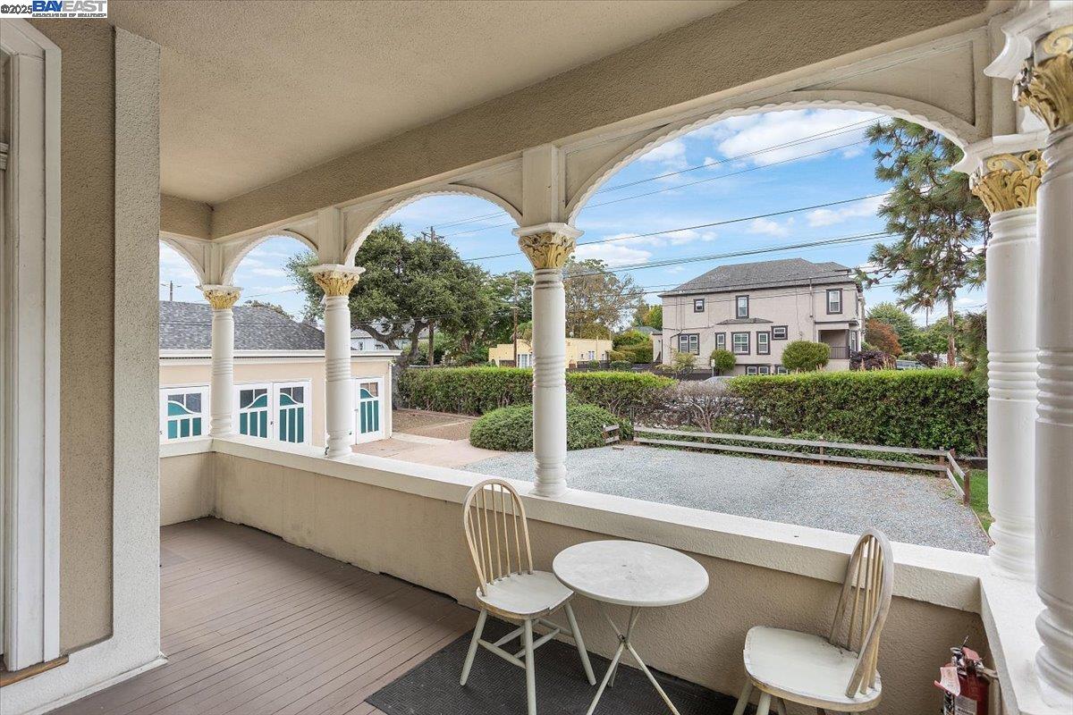 1606 Morton Street Alameda, CA 94501 - Photo 26 of 48 a view of a patio with table and chairs and potted plants