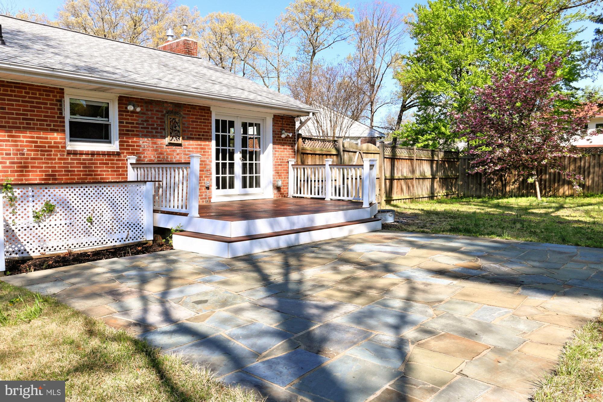 6731 Front Royal Road Springfield, VA 22151 - Photo 39 of 47 Gorgeous stone patio for entraining