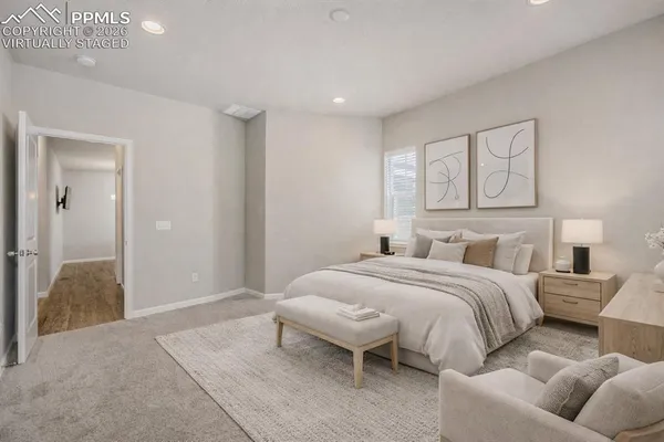 a view of an empty room