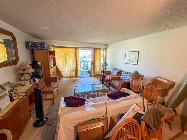 a living room with furniture a couch and a window